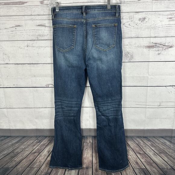 Vigoss Jeans Womens 29 Blue Bootcut Stretch High Rise Exposed Button Fly Lana - Picture 6 of 16